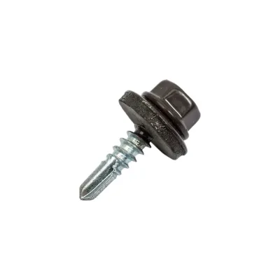 Саморез Крепстор 4,8х35 RAL 8019-коричневый, 75 шт. 4665317059897