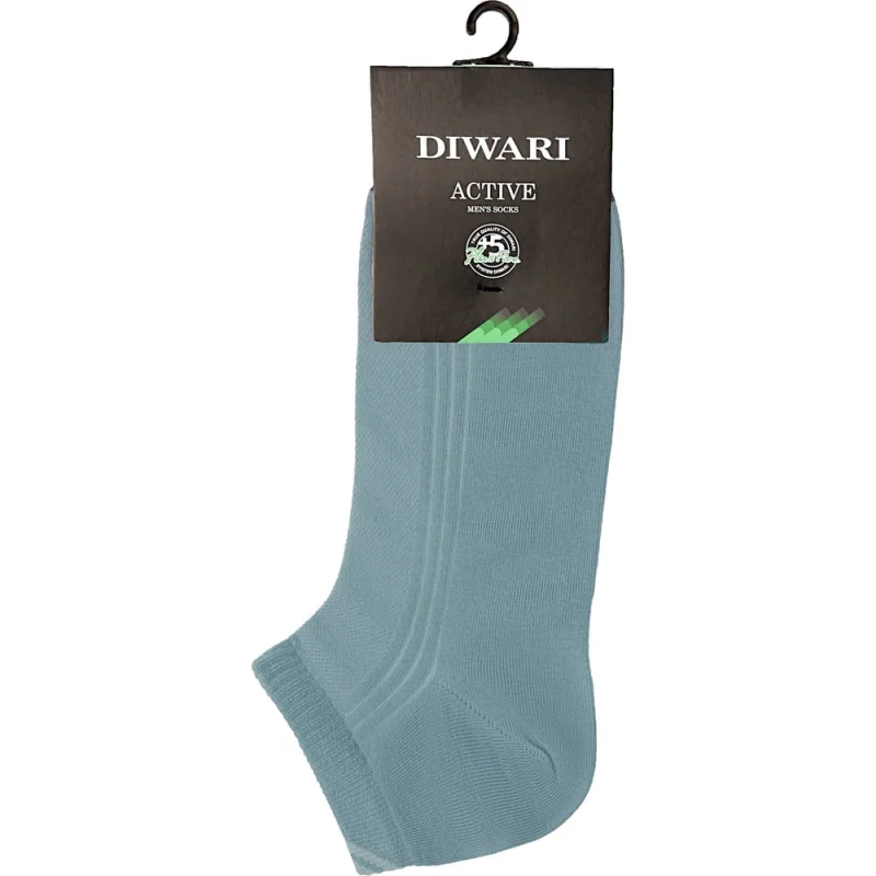 Мужские короткие носки DIWARI ACTIVE 7С-37СП, р.25, 018 светлый джинс 1001330030020201018