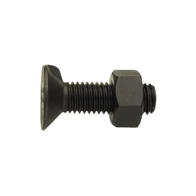 Болт ЦКИ мебельный DIN 604, м10x55, с гайкой, 4.6, б/п, 5 шт. 83441