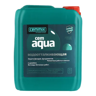 Добавка водоотталкивающая Cemmix CemAqua 5 л