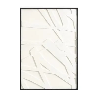 Декоративное панно Bergenson Bjorn с эффектом 3D Minimalism, 70x100 см, с черной рамкой BB0000590