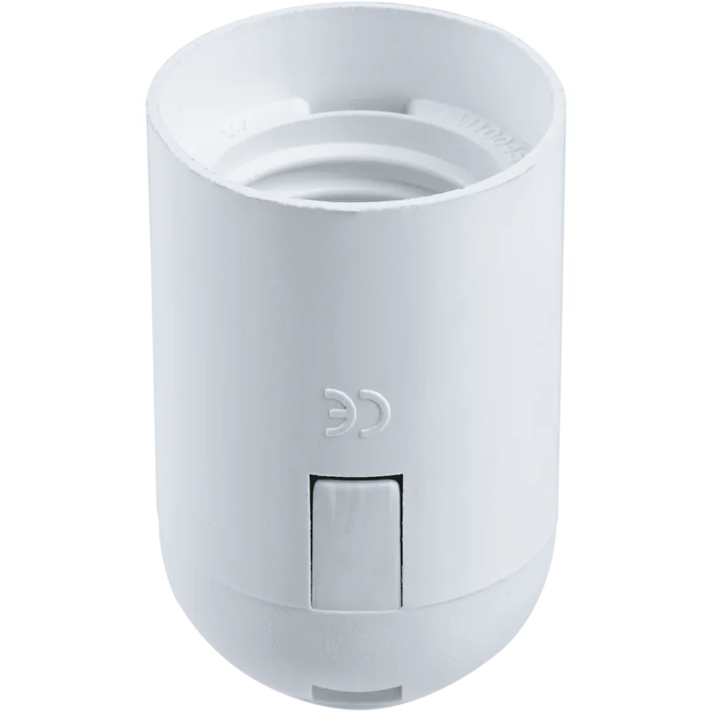 Патрон подвесной Е27 пластик белый