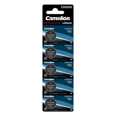Батарейка Camelion BL-5 таблетка CR2025 3 В (5 шт.) (CR2025-BP5)