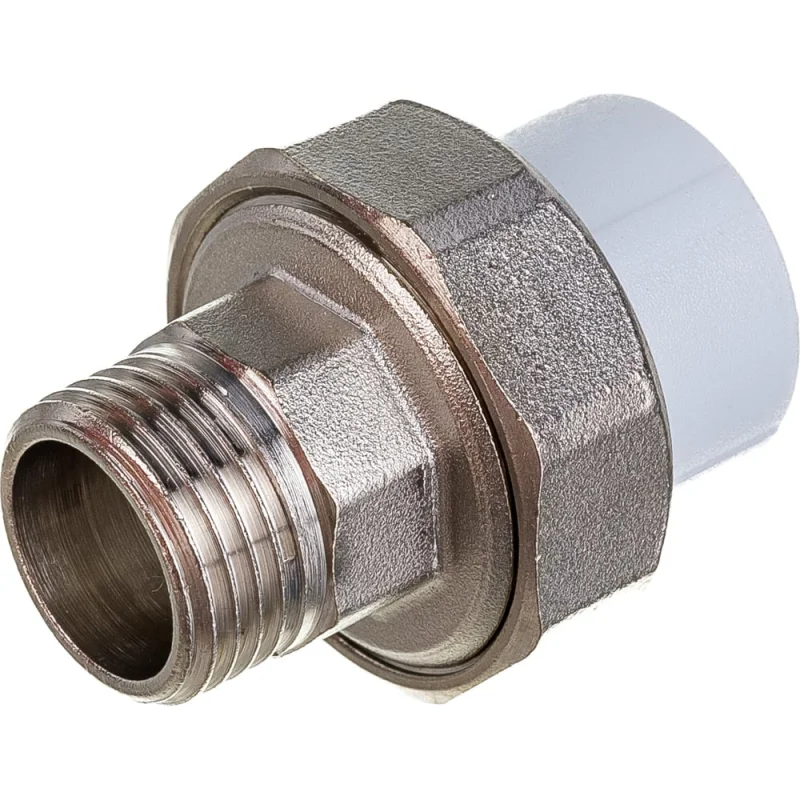 Комбинированная муфта VALFEX PP-R белая, разъем 20х1/2 дюйма НР 10156015 127-0220