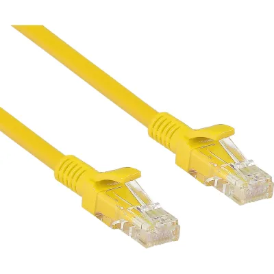 Патч-корд ExeGate UTP-RJ45-RJ45-5e-1M-YL, UTP, cat.5e, 1м, желтый 258671