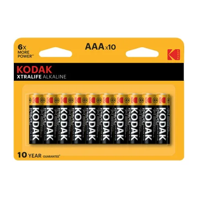 Батарейка Kodak Xtralife ААА мизинчиковая LR03 1,5 В (10 шт.) (Б0014331)