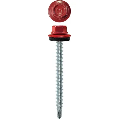 Кровельный саморез Daxmer 4,8х50 RAL 3003, сверло №1, 150 шт. 00000304037