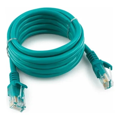 Многожильный патч-корд Cablexpert UTP кат.5e, 2м, литой, зелёный PP12-2M/G