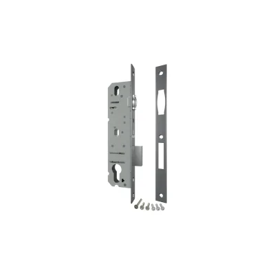Корпус узкопрофильного замка с роликовой защёлкой FUARO PROF5124-30 CP хром 26443