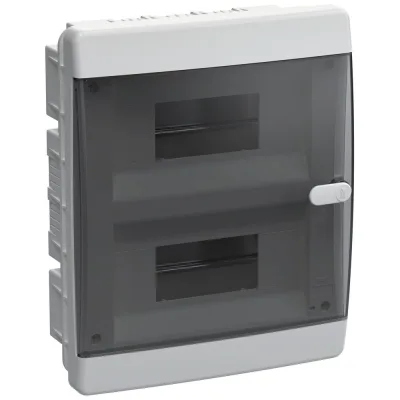 Щит распределительный встраиваемый IEK Union Compact ЩРВ-П-18 пластиковый IP41 290х236х103 мм прозрачная дверь (UIC-KP12-V-18-41-K01)