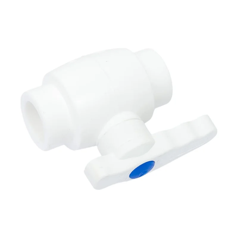 Полнопроходной шаровой кран PRO AQUA PP-R белый d-25 мм PA40010