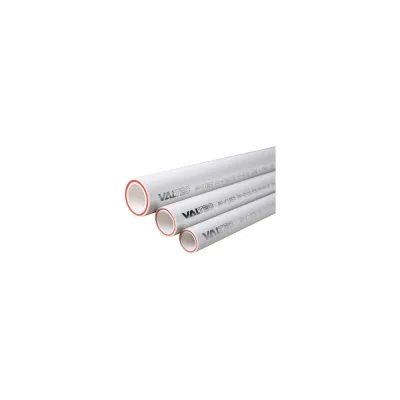 Труба Valtec PP-FIBER арм. стекл., PN 20, 63 MM (4м) /белый/ VTp.700.FB20.63