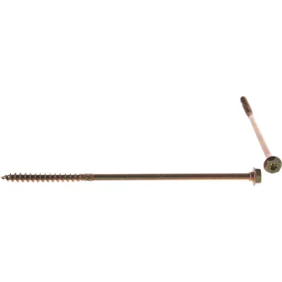 Саморез по дереву HIMTEX проф. желт. шестигранная голова Torx 50, 12x300, 25 шт. 12300Hh