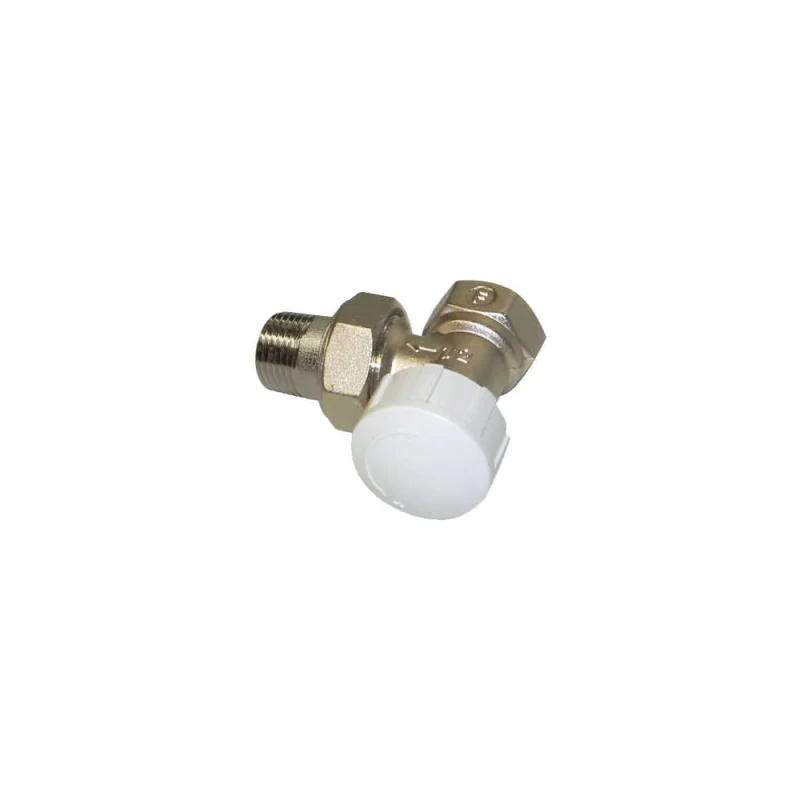Клапан термостатический Hoobs с преднастройкой, угловой 1/2", HB-TSVSQ-120012