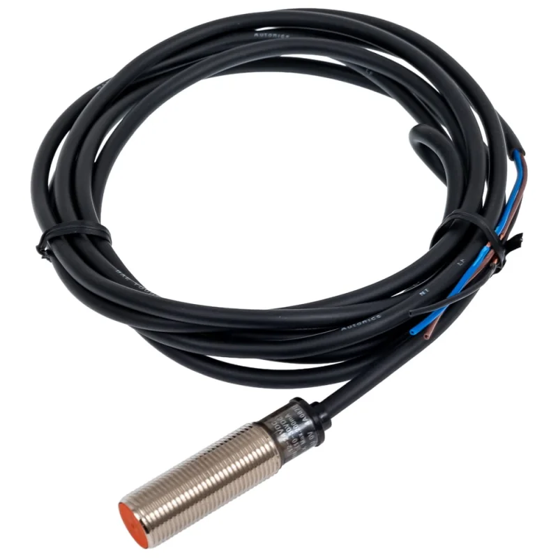 Индуктивный датчик приближения Autonics PR12-2DP, PNP НО, 3-пр., 2м, 12-24В, (Китай) 31030200190111