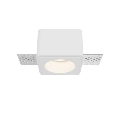 Светильник встраиваемый GU10 белый 10 Вт IP20 Technical Gyps Modern (DL123-GU10-01-W)