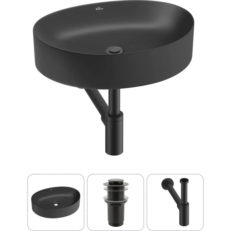 Набор Wellsee 3 в 1 Belle Spa 2.0 накладная раковина 50x38 см 20212597R