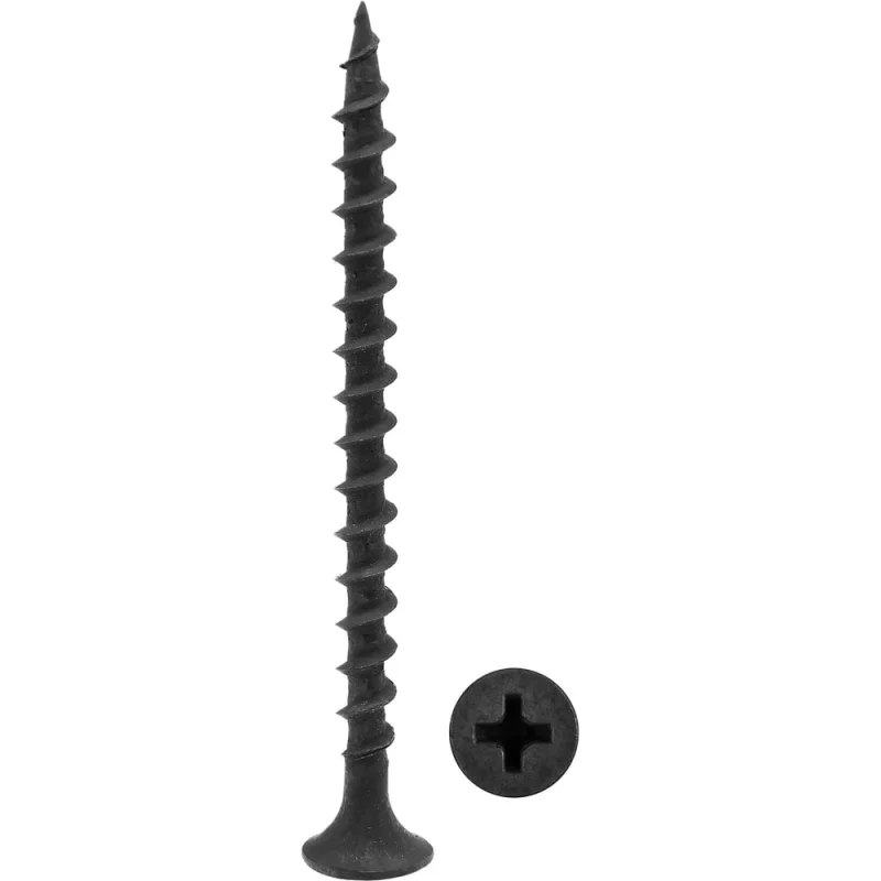 Саморезы по дереву BOWT фосфатированные, 3.5x55 мм, 200 шт. D02448