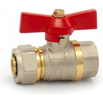 Кран шаровой для металлопластика DORON 16x1/2" ц/г 8423