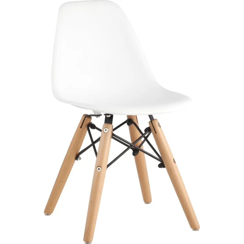 Π‘ΡΡΠ» Π‘ΡΡΠ» ΠΡΡΠΏ EAMES SMALL, Π±Π΅Π»ΡΠΉ, Π΄Π΅ΡΠ΅Π²ΡΠ½Π½ΡΠ΅ Π½ΠΎΠΆΠΊΠΈ 8056S WHITE