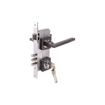 Замок врезной MARLOK 85/5220-ЦМ60 межосевое 85 мм (Тип 2) GF (графит) 029131