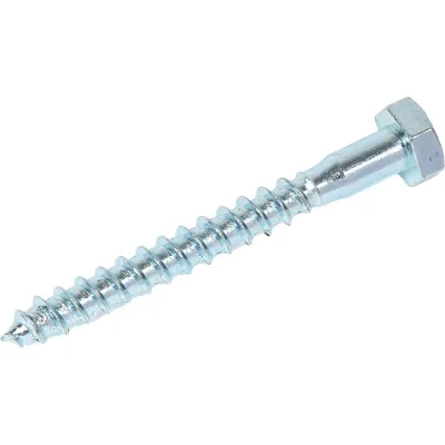 Шестигранный шуруп STARFIX 10x90 мм, цинк, DIN 571, 2 шт. SMZ2-63761-2