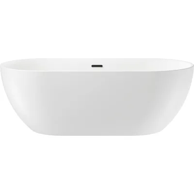 Отдельностоящая акриловая ванна Wellsee Chic Riviera 179x85 см в наборе 4 в 1 236803003