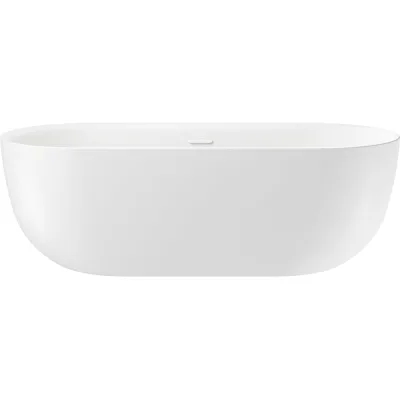 Отдельностоящая акриловая ванна Wellsee Chic Riviera 170x76 см в наборе 4 в 1 236802002