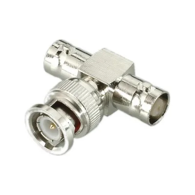 Переход BNC штекер - 2 х BNC гнездо Pro Legend T-connector металл, PL2349