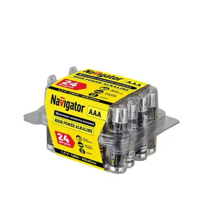 Батарейка Navigator AAA мизинчиковая LR03 1,5 В (24 шт.)