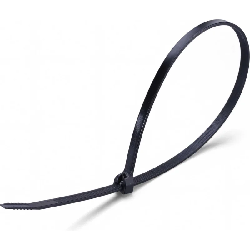 Нейлоновые стяжки FORTISFLEX КСЗ 10х600 черные 74115