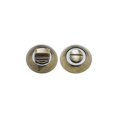 Ручка поворотная Marlok A54-BK AB/CP бронза/хром 019909