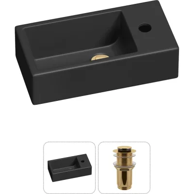 Комплект 2 в 1 Lavinia Boho Bathroom Sink накладная/подвесная раковина 40x20 см, состоит 20215983R
