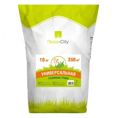 Семена газонной травы Эконом Универсальная трава Газон Сити 10 кг