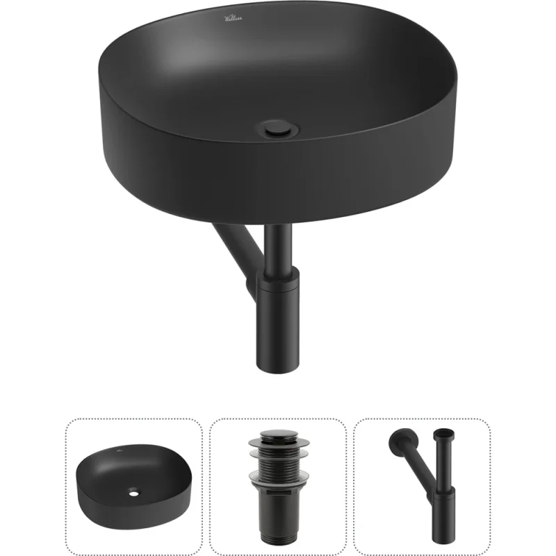 Набор Wellsee 3 в 1 Belle Spa 2.0 накладная раковина 45x42 см 20212541R