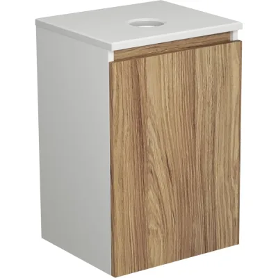 Тумба подвесная под раковину Bau Dream Blackwood 40 Bauedge 1 дверца BD1040