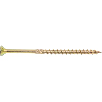 Шуруп конструкционный ЕВРОПАРТНЕР для дерева с фрезой, потай, ж/п Torx 25 5,0x90 + бита (60 шт.) B3 0043