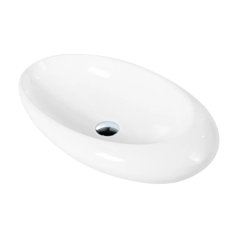 Керамическая накладная раковина BelBagno овальная BB1396