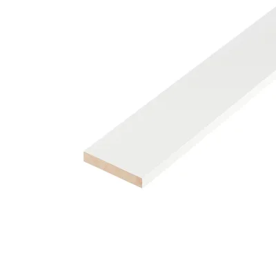 Наличник Smart 58х10х2200 мм эмаль белый прямой (1 шт.)