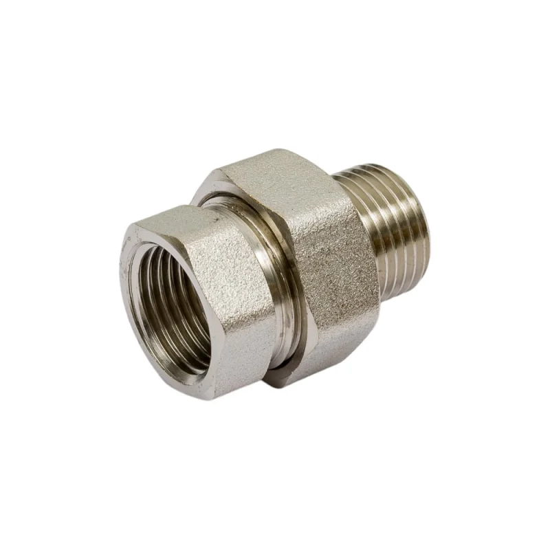 Сгон американка DOUBLE-LIN резьбовой, латунный, прямой Н/В 1/2" LL6035 (1/2")