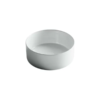 Умывальник чаша Ceramicanova Element накладная, круглая 358х358х137 мм CN6032