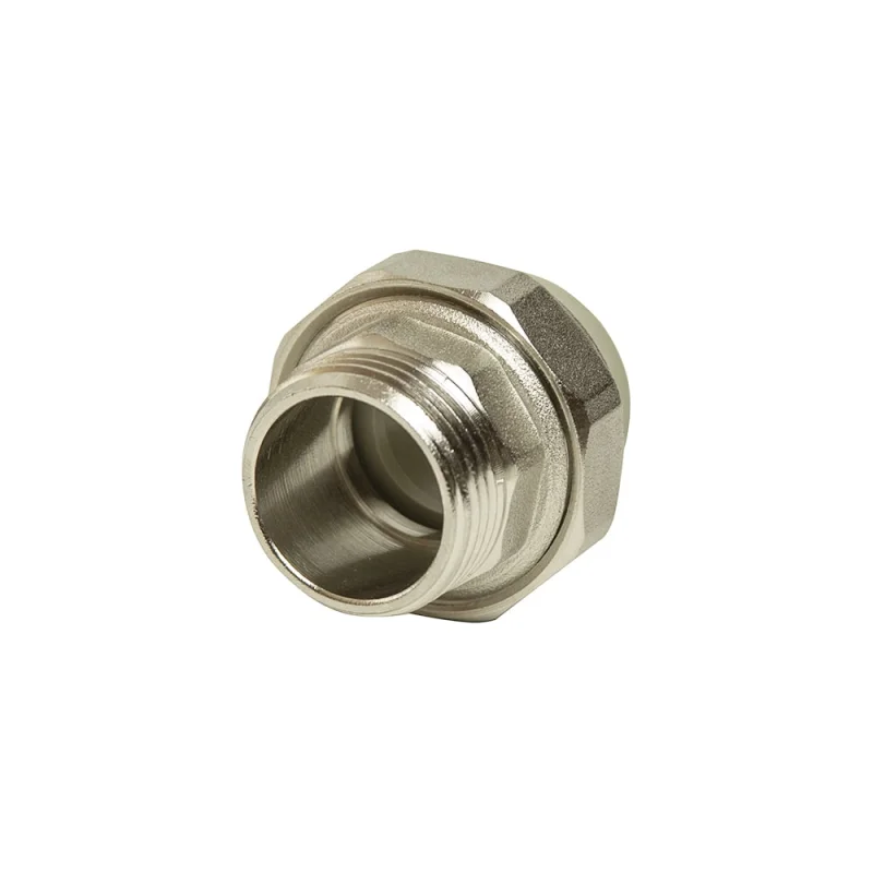 Комбинированная муфта VRT разъемная, наружная, 20х3/4", EVER plast, серый 538325