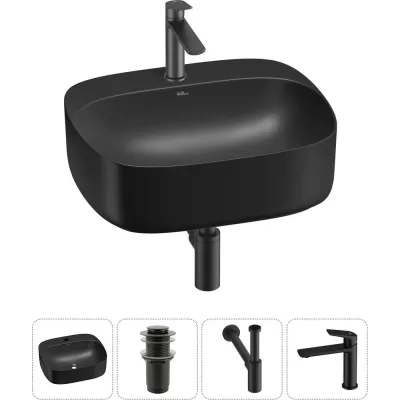 Набор Wellsee 4 в 1 Ideal накладная раковина 50x42 см 20214162R