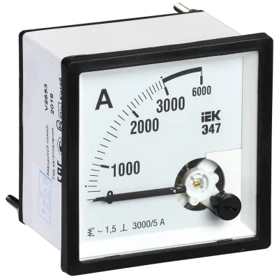 Амперметр IEK Э47 IPA10-6-3000-E