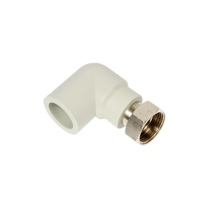 Угольник LAMMIN ppr с накидной гайкой 25x3/4" 80/10 серый Lm31053025020G