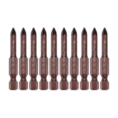 Бита PZ1, 50 мм, сталь - S2, 10 шт Mr. Logo A050PZ1-10