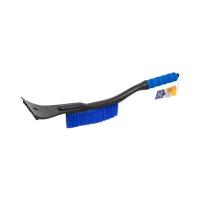 Зимняя щетка со скребком 52 см синяя щетина KRAFT KT 830061