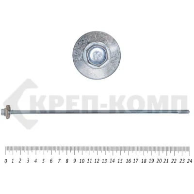 Саморез для сендвич-панелей КРЕП-КОМП 6,3/5,5x240, 50 шт. сспк240мф