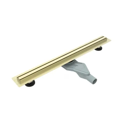 Желоб душевой Esbano Slim решетка SIDE золотой длина 80 см ESTRSLMSIDE80SG