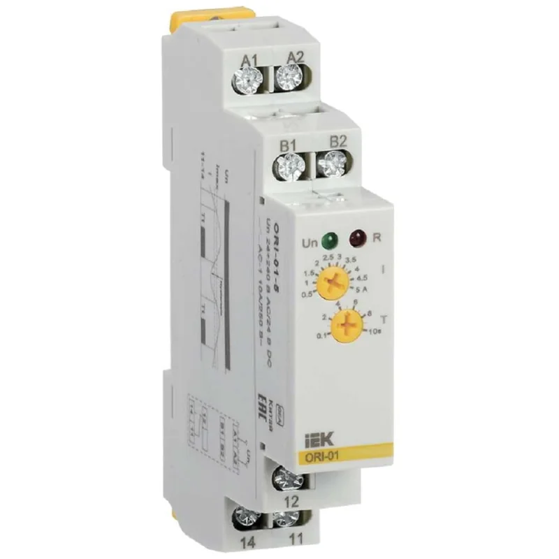 Реле тока IEK ORI 0,5-5А 24-240В AC/24В DC ORI-01-5